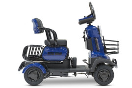 Трицикл электрический Rutrike Квадро (черный)