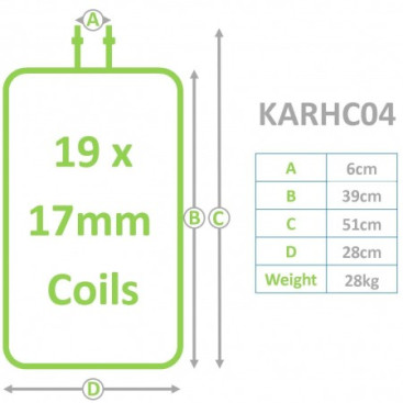 Змеевик (280х510мм, для HDS 695,797,895,995) R+M
