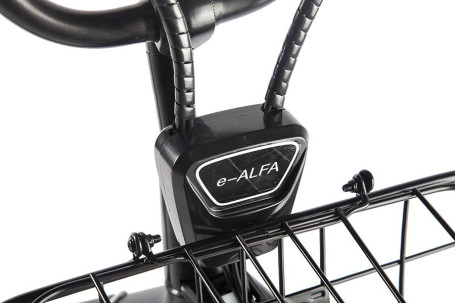 Электровелосипед GREEN CITY e-ALFA GL (темно-серый)