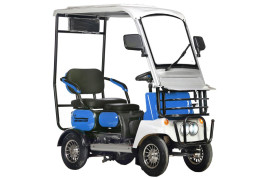 Трицикл электрический Rutrike Лич (синий)
