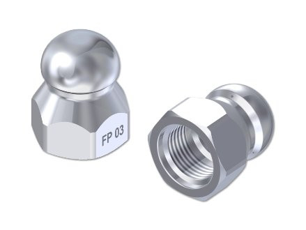 Форсунка каналопромывочная PA ST3 (030, 1/4&quot;г, 3отв, бой назад)