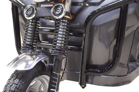 Трицикл электрический Rutrike D4 NEXT II 60V1500W (серый)