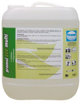 Сильнодействующий очиститель Pramol ECO-MULTI 10л