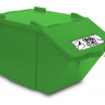 Контейнер мусорный TTS SPLIT (полипропилен, 45л, зеленый)