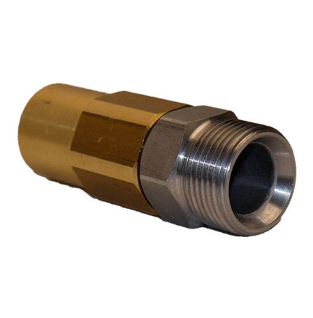 Переходник М22х1.5ш-1/4&quot;г (350бар, нерж/лат, вращ, тип ST-301) R+M