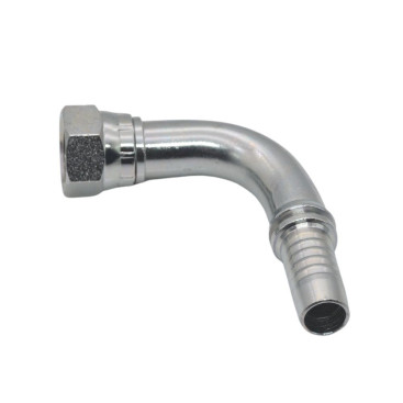 Фитинг высокого давления JIC (DN10, 7/8г, 90гр, оцинк) Robin