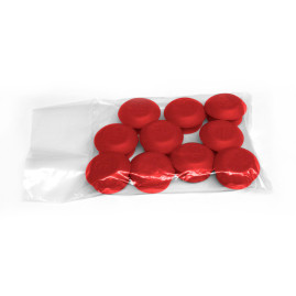 Комплект колпачков TTS (для телескопической штанги, 10 шт, красный)