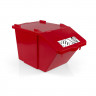 Контейнер мусорный TTS SPLIT (полипропилен, 45л, красный)