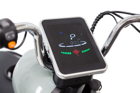 Трицикл электрический Rutrike Gelbert Beta (48/60V, 800W, серо-белый)