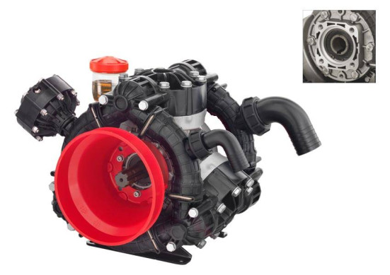 Мембранный насос AR 275 BP C/F (NBR, 15 бар, 273.6 л/мин, ВОМ 1&quot;⅜-полый вал 32 мм)