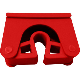 Зажим резиновый Schavon (75 мм, красный)