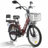 Электровелосипед GREEN CITY e-ALFA LUX (коричневый)