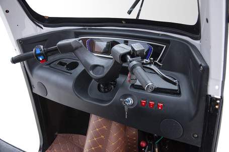 Трицикл электрический Rutrike Рикша NEW 60V1800W (красный)