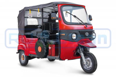 Трицикл электрический Rutrike Рикша NEW 60V1800W (красный)