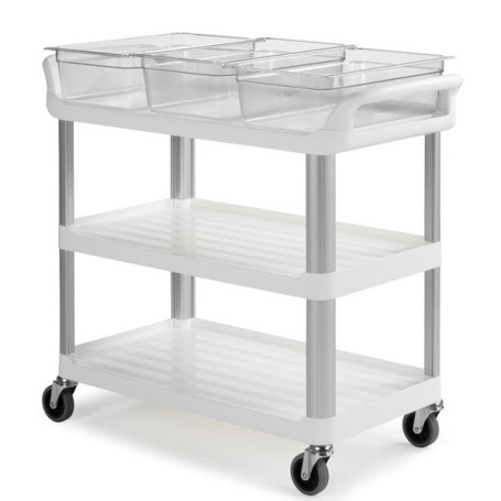 Тележка TTS Shelf 3700W (3 полки, серый)