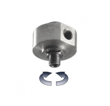 Переходник Mecline (90°, 280бар, 3/8&quot;M-3/8&quot;F, EPDM)