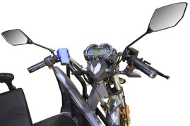 Трицикл электрический Rutrike Дукат 1500 60V1000W (темно-серый)