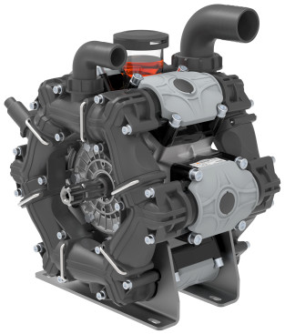 Мембранный насос Comet BPS 300 (20 бар, 295 л/мин, ВОМ 1&quot;⅜-32 мм)