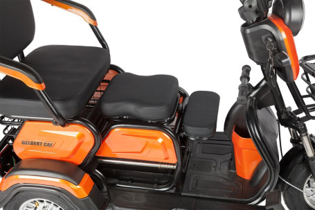 Трицикл электрический Rutrike Gelbert Caf (48/60V, 600W, черный)