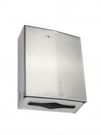 Диспенсер для бумажных полотенец Nofer 04046.S (нерж, матов)