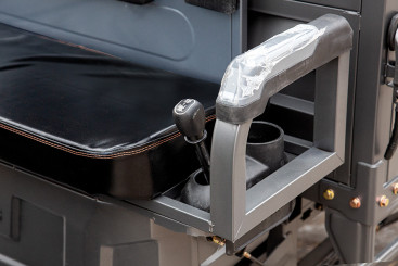 Трицикл электрический Rutrike D5 КАБИНА гидравлика (серый)