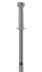Ручка телескопическая Vikan (d29мм, 575-1390мм, серый)