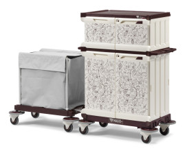 Тележка TTS MagicArt 252-Z Safety Plus (закрытая, с доп тележкой, рисунок KAPOK)