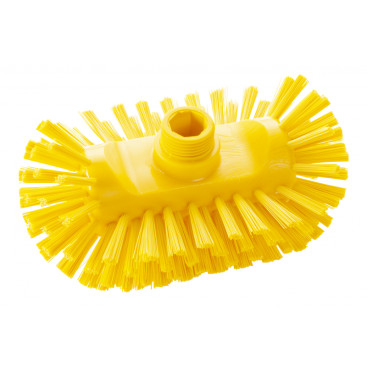 Щетка овальная Haug Bursten (200х125х105мм, жесткий, желтый)
