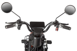 Трицикл электрический Rutrike Gelbert Caf (48/60V, 600W, оранжевый)