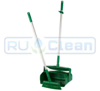 Набор "Щетка с совком" Vikan (350мм, зеленый)
