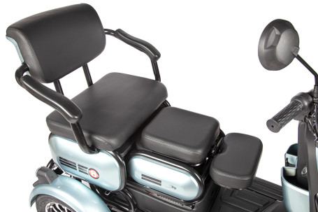 Трицикл электрический Rutrike Патрон (голубой)