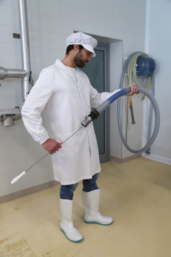 Ерш IGEAX для труб (для гибких ручек, d64х230мм, синий)