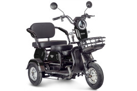  Трицикл электрический Rutrike Gelbert Caf 48V/60V 600Вт (черный)