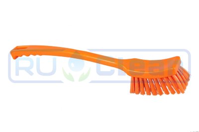 Щётка ручная с длинной ручкой FBK (410х45 мм, оранжевый)