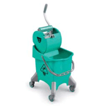 Ведро PILE 30 л с отжимом TEC, зеленое