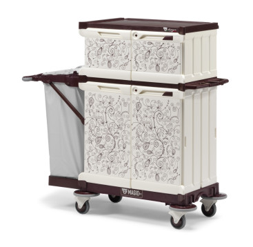 Тележка TTS MagicArt 26 Safety Plus (закрытая, рисунок ANTHEA, держ. мешка)