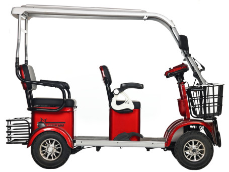 Трицикл электрический Rutrike Gelbert Hara (48/60V, 600W, красный)