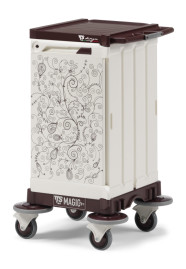 Тележка TTS MagicArt 00 Safety (закрытая, с рисунком, база бордо)