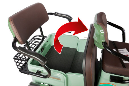 Трицикл электрический Rutrike Gelbert Kang (48/60V, 800W, зеленый)