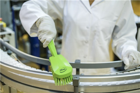 Щетка Vikan (270мм, лаймовый, жесткий ворс)