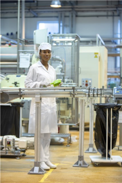 Щетка Vikan (270мм, лаймовый, жесткий ворс)