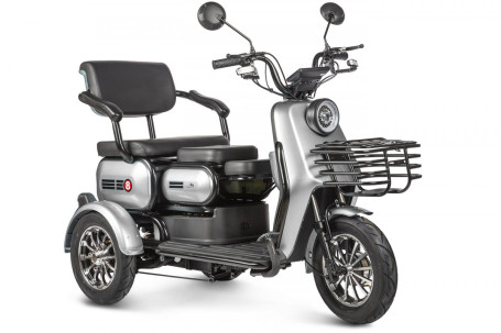 Трицикл электрический Rutrike Патрон (серый)