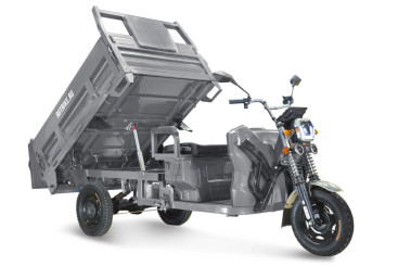 Трицикл электрический Rutrike D5 1700 60V/1200W (черный матовый)
