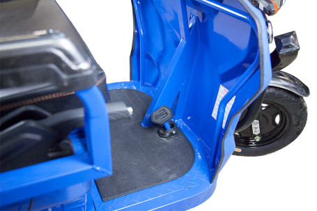 Трицикл электрический Rutrike D5 1700 60V/1200W (черный матовый)