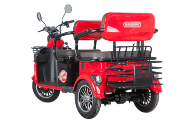 Трицикл электрический Rutrike Gelbert Kappa (48/60V, 650W, красный)