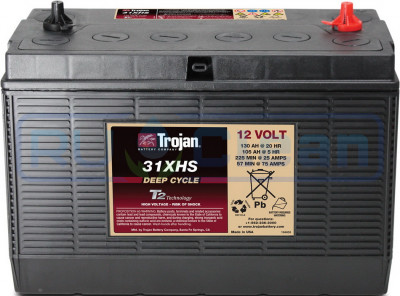 Аккумуляторная батарея Trojan 31XHS (12В, 105Ач, Acid)