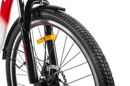 Электровелосипед Eltreco White (бело-синий)