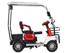 Трицикл электрический Rutrike Gelbert Lich(48/60V, 600W, красный)