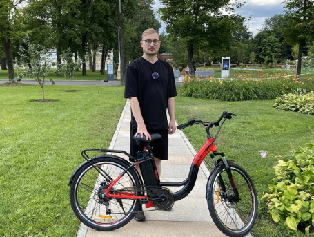 Электровелосипед Eltreco White (черный)