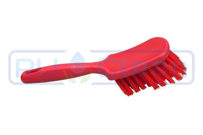 Щетка ручная с обрезиненной ручкой FBK (275х75мм, ворс жесткий, красный)